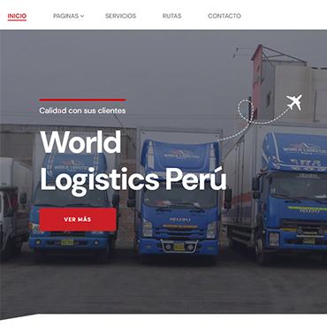 Sitio Web de Transporte de Carga Terrestre